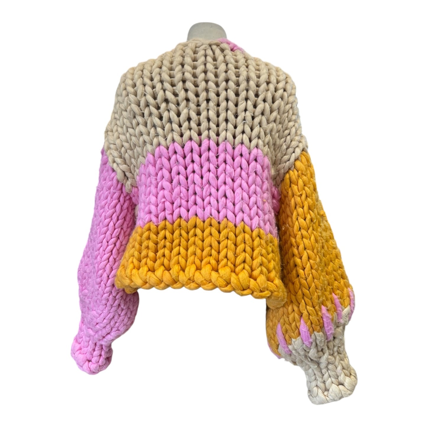 Hope MacAulay Athena Colossal Knit Jacket in Cotton Candy