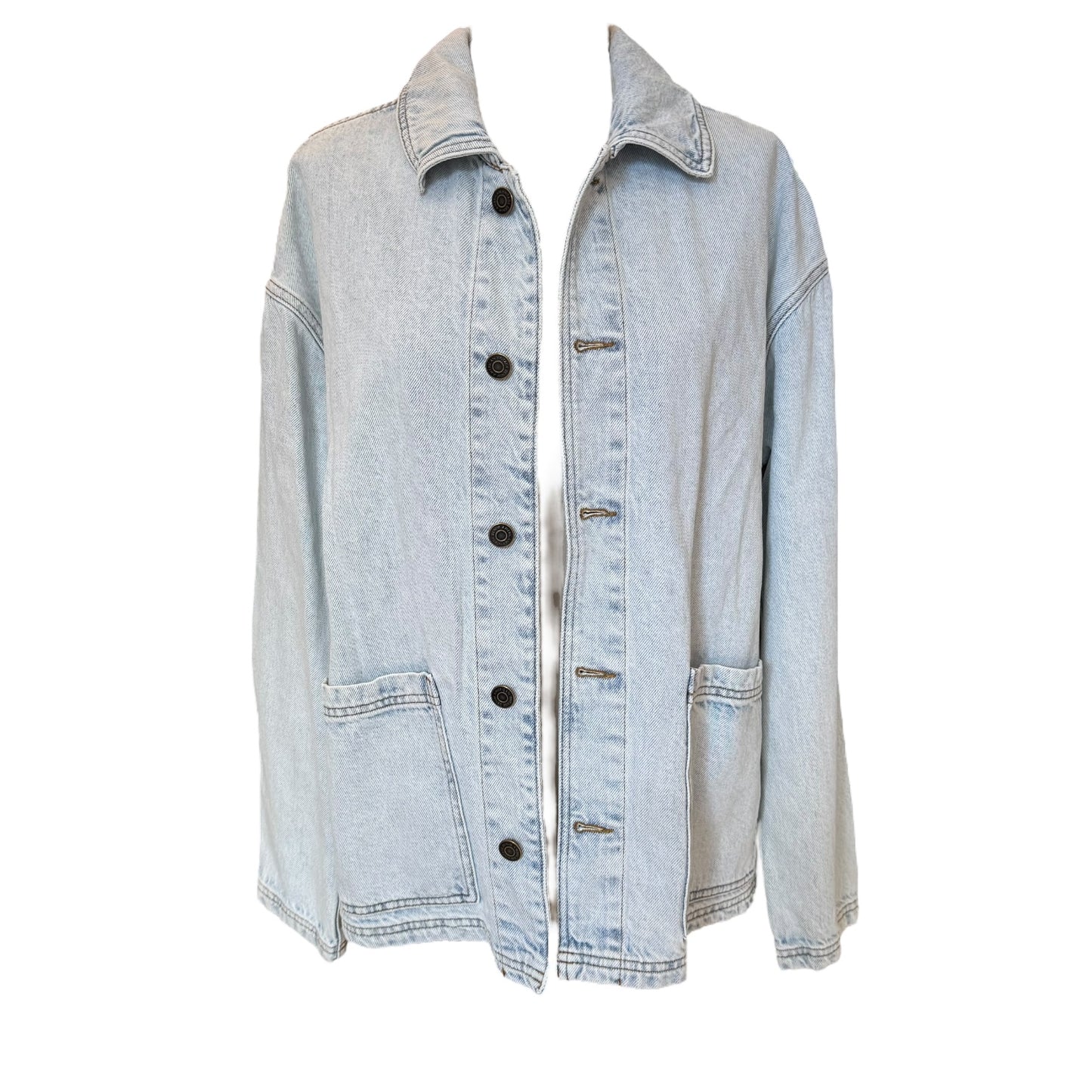 American Vintage Light Blue Denim Jacket - 10/12