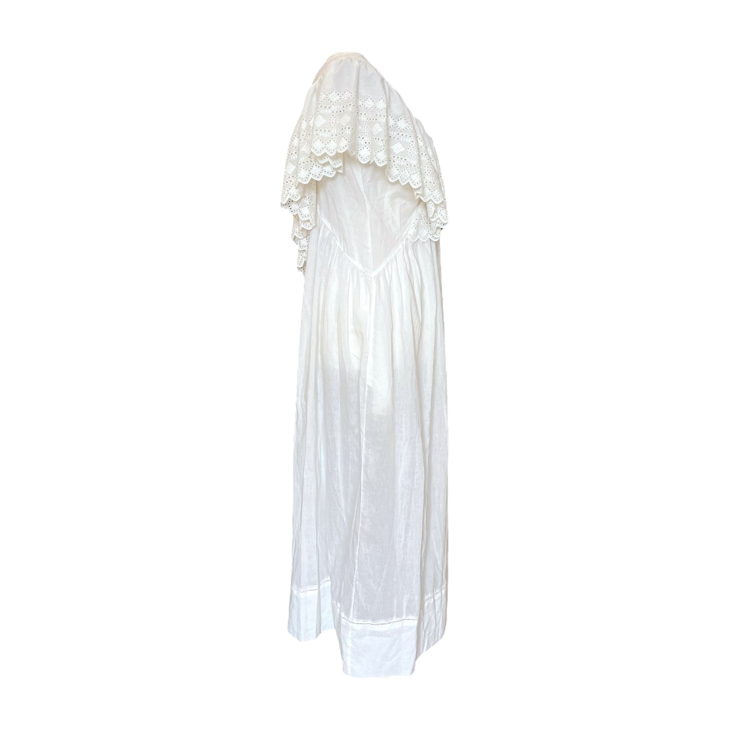 Faune White Cotton Dress