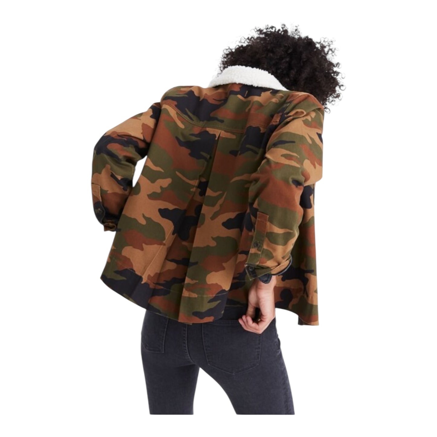 Madewell Northward Cropped Army Jacket - 14