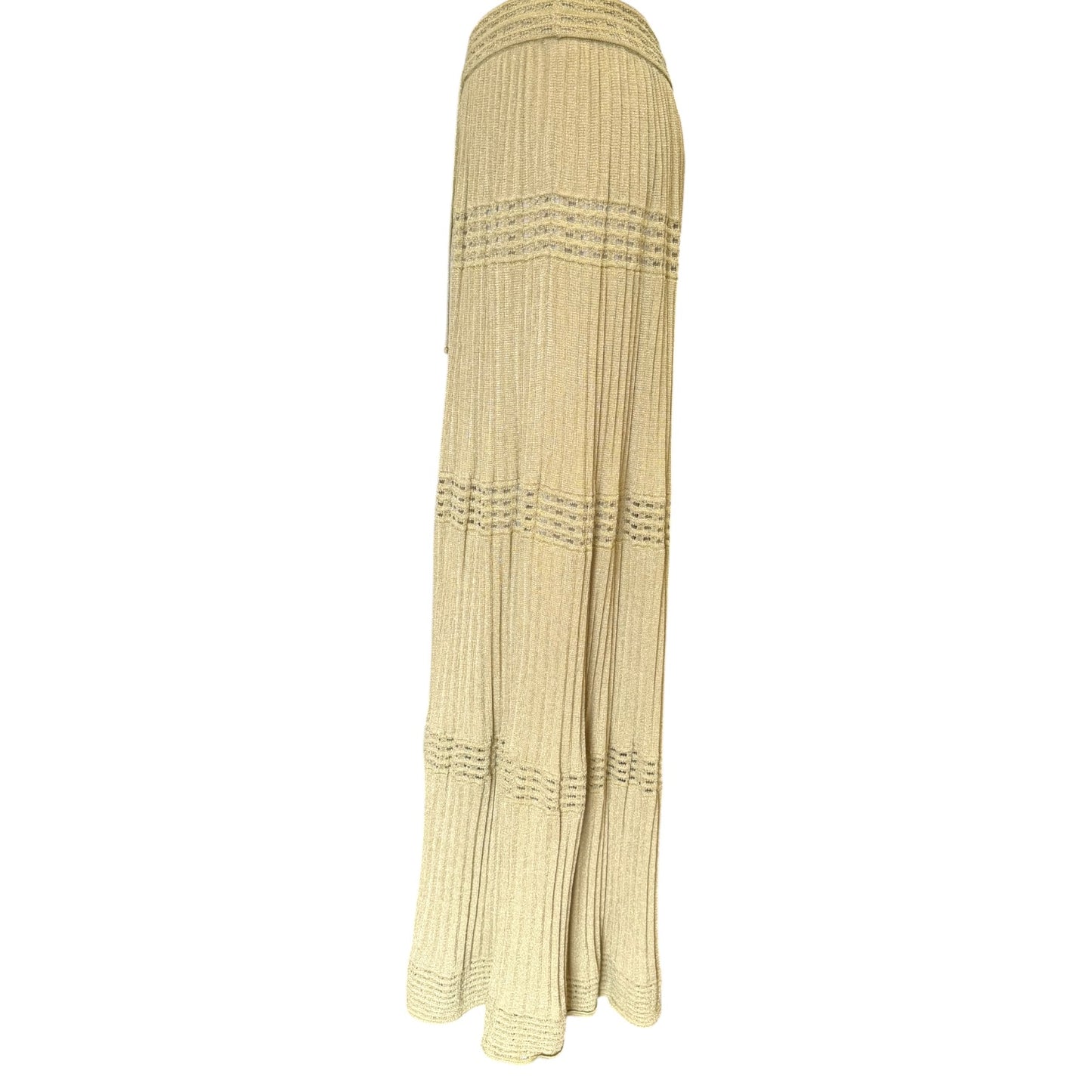 Missoni Gold Lurex Maxi Skirt - 12/14
