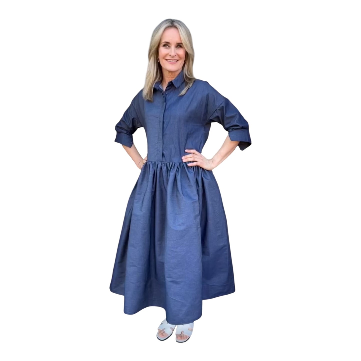 Marielle Stokkelaar Penelope Jeans Dress - one size, up to 16