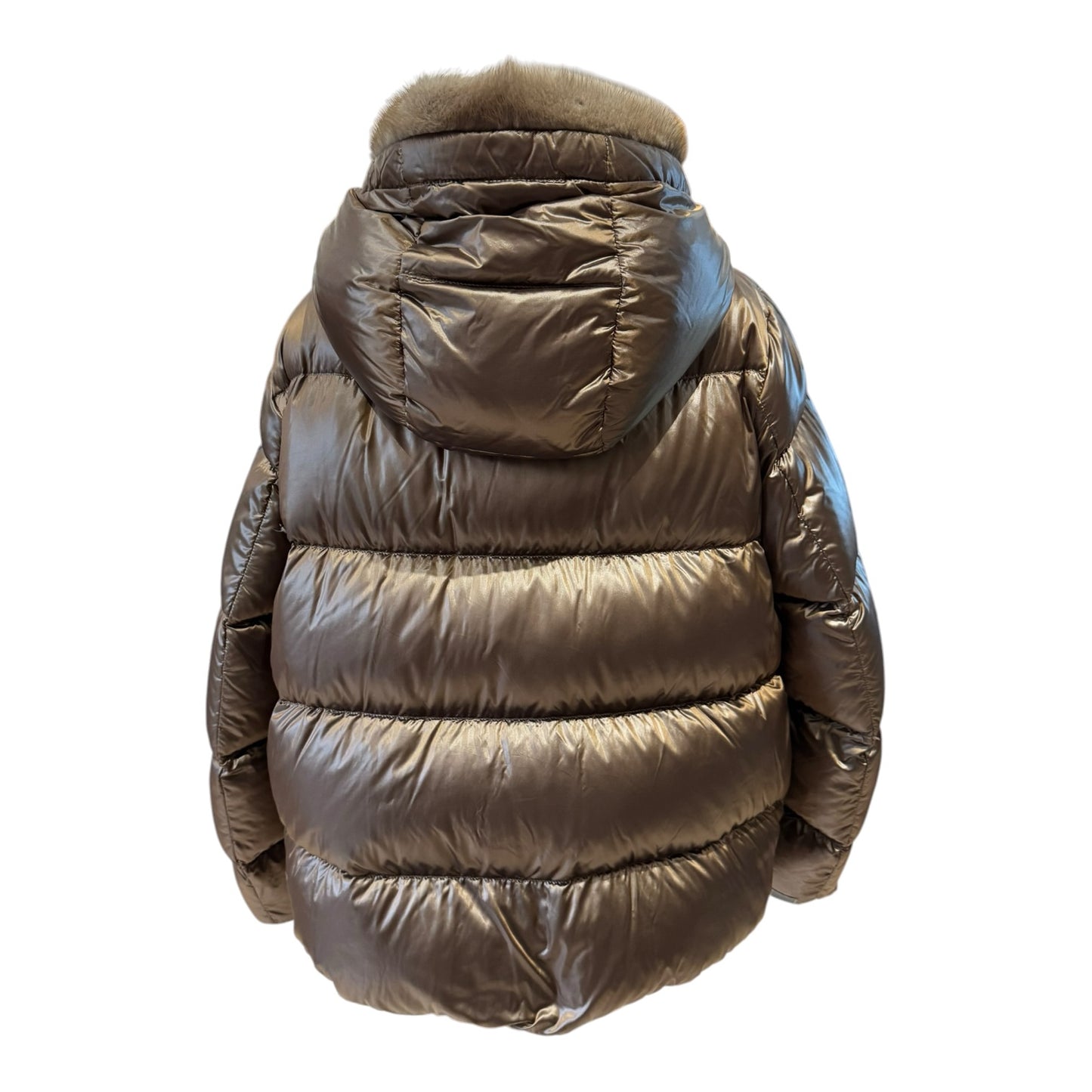 Weekend Max Mara The Cube Bronze Puffer Jacket - 10/12