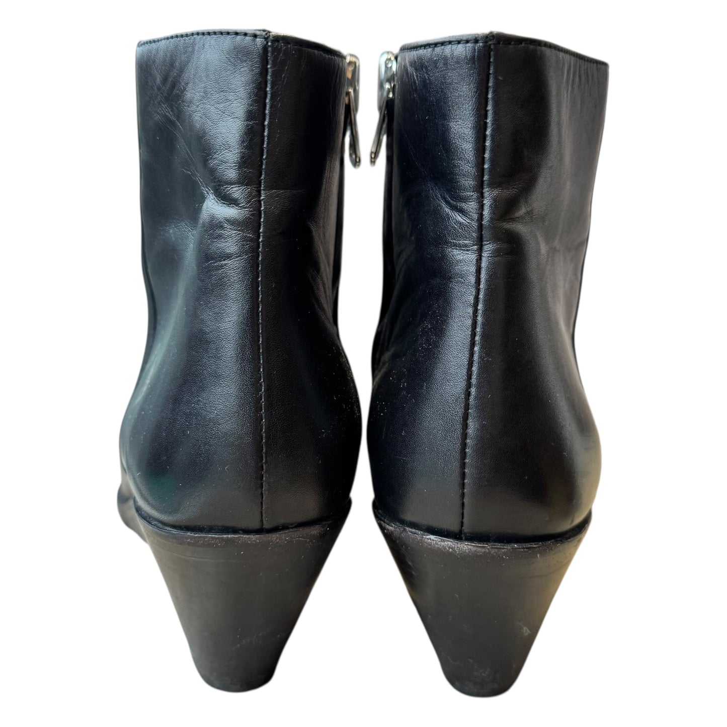 Acne Studios Black Leather Cony Boot - 41/8