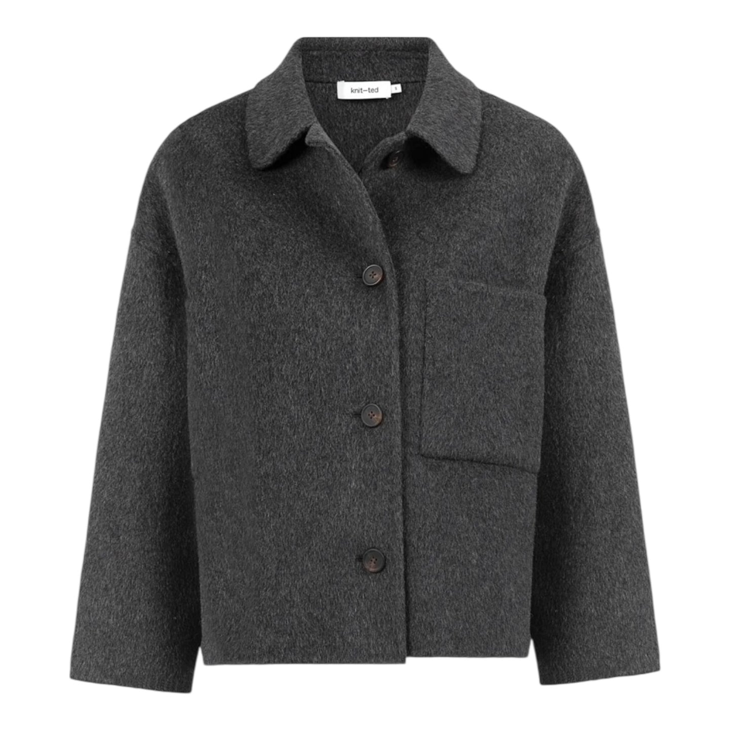 Knit-Ted Odette Grey Jacket - 12/14 - NEW