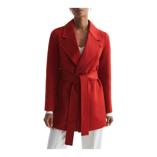 Reiss Amalia Blind Seam Wool Coat - 10