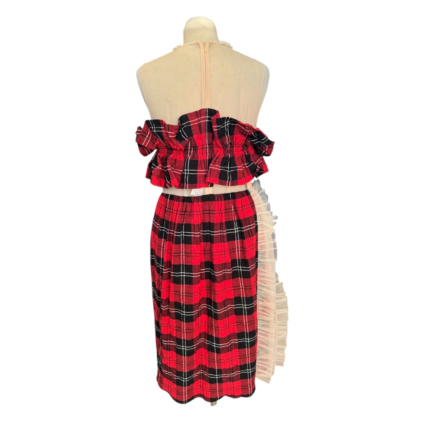 Simone Rocha X H&M Tartan Mesh Dress - 10/12
