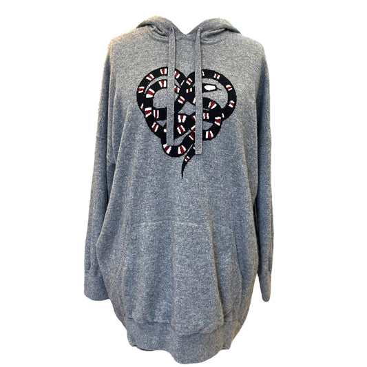 Skull Cashmere Snake Hoodie