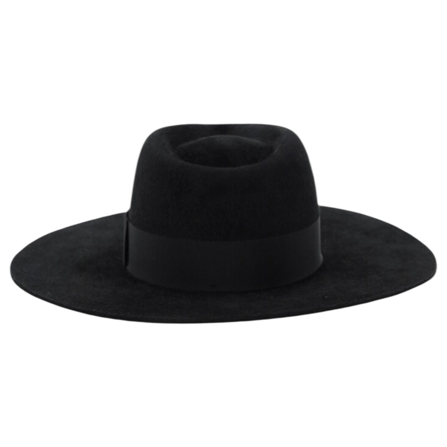 Ruslan Baginskiy Black Fedora Hat Crystals And Pearls - L
