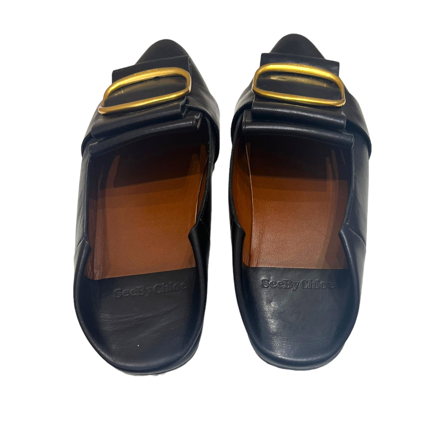 See By Chloe Black Ballet Flat with Fold Down Heel