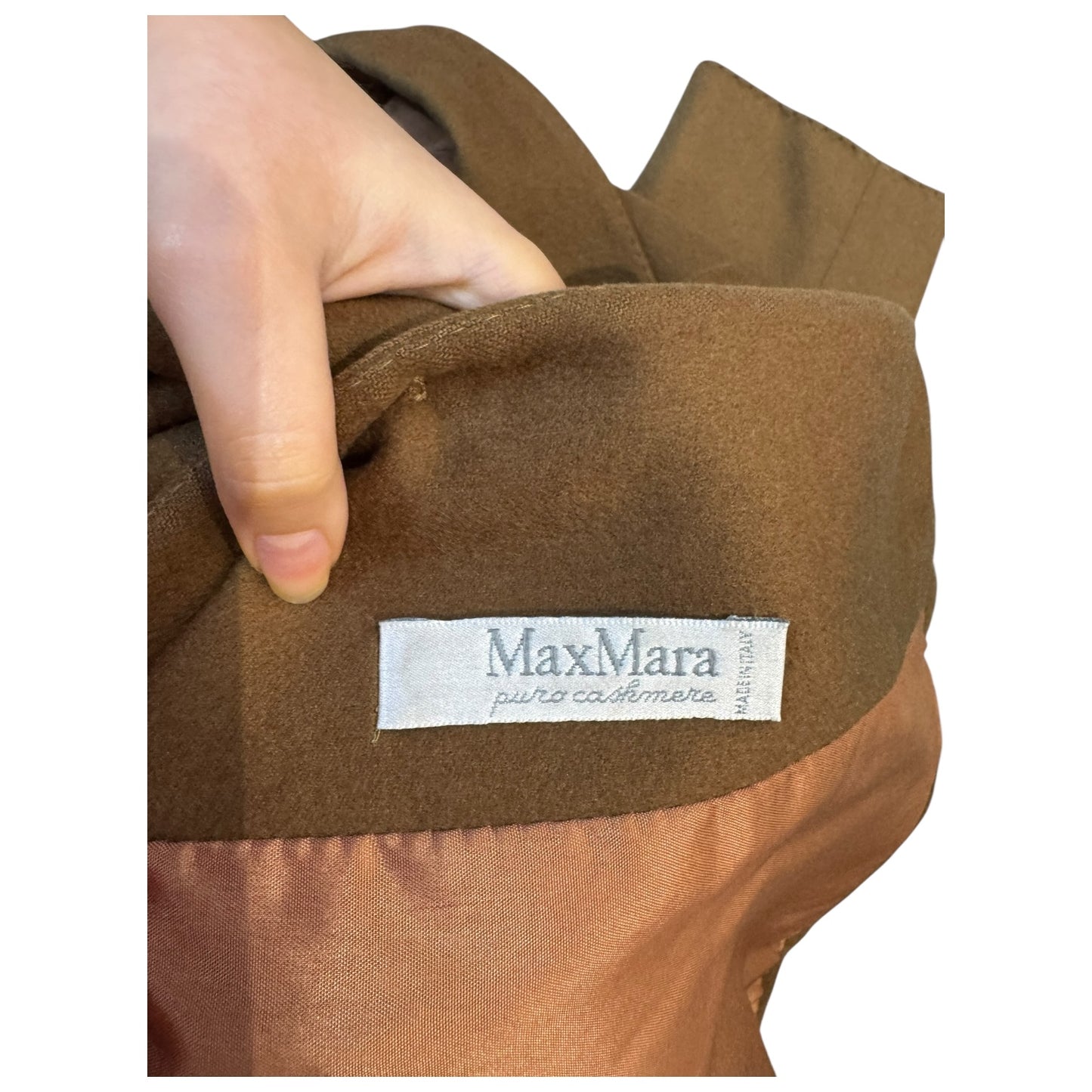 Max Mara Camel Cashmere Blazer - 10