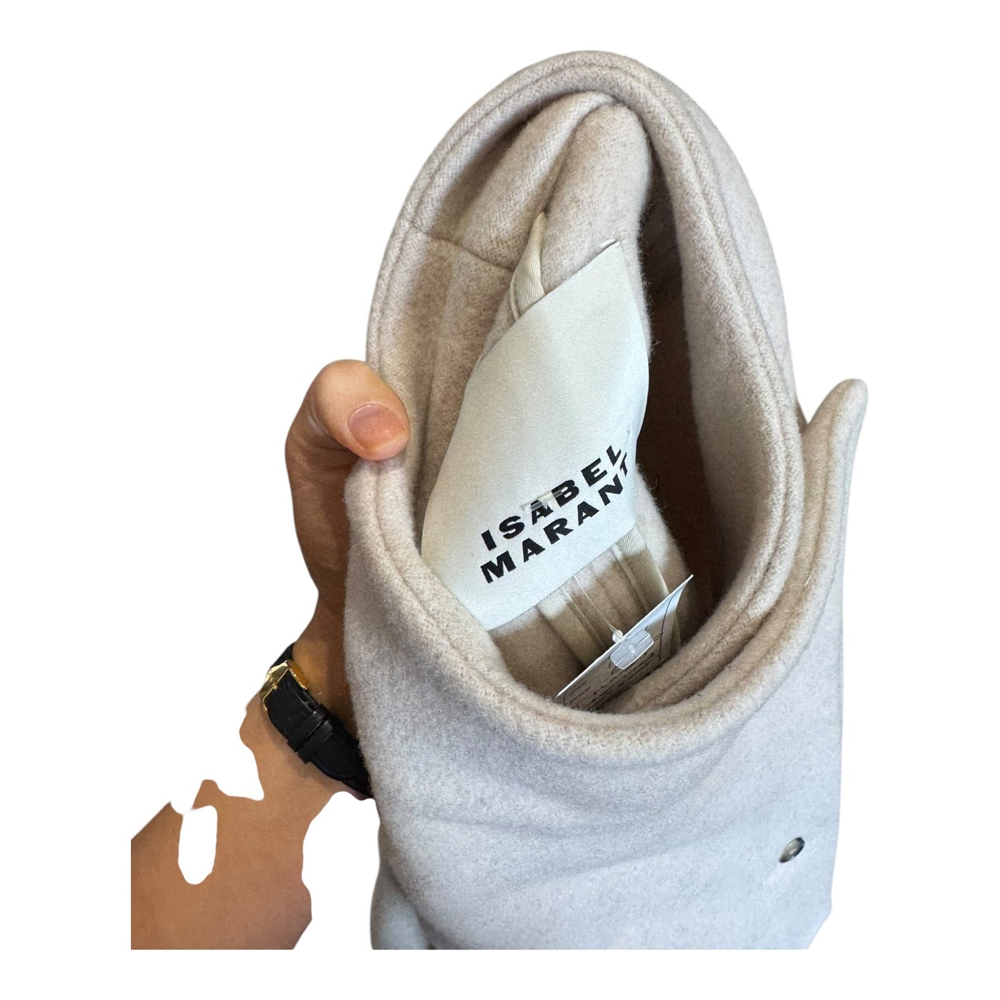Isabel Marant Cream Wool Blend Jacket - 10