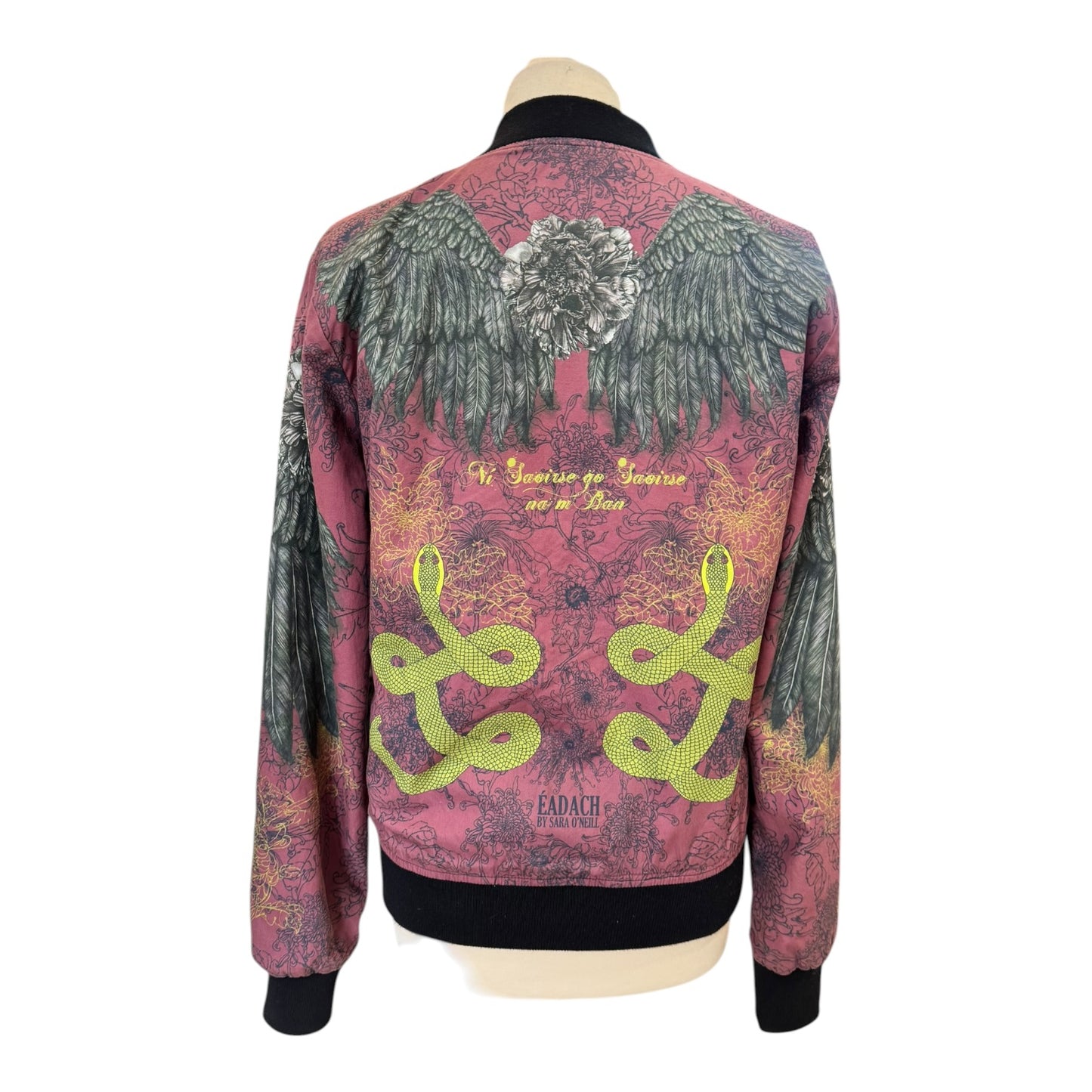 Eadach by Sara O'Neill Morrigan Reversible Unisex Bomber Jacket - 8