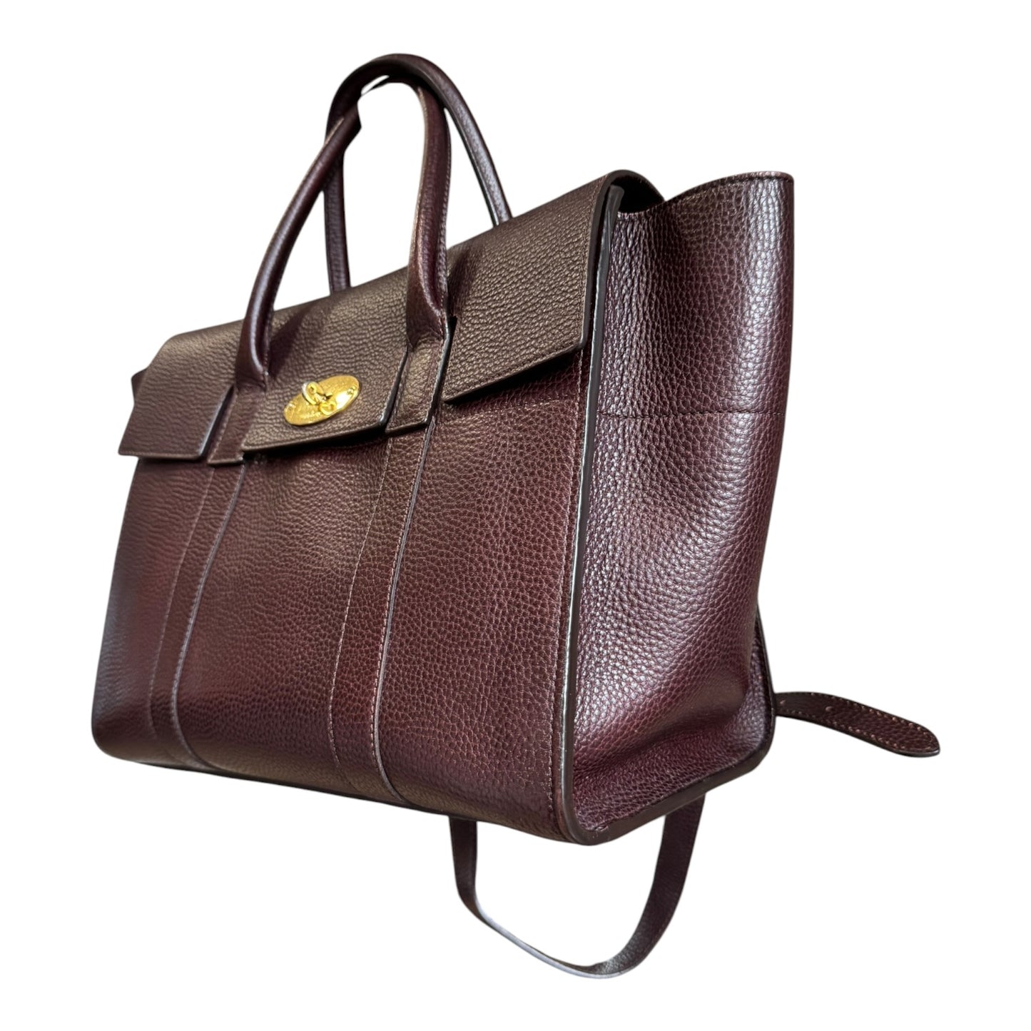 Mulberry Small Bayswater in Black Cherry