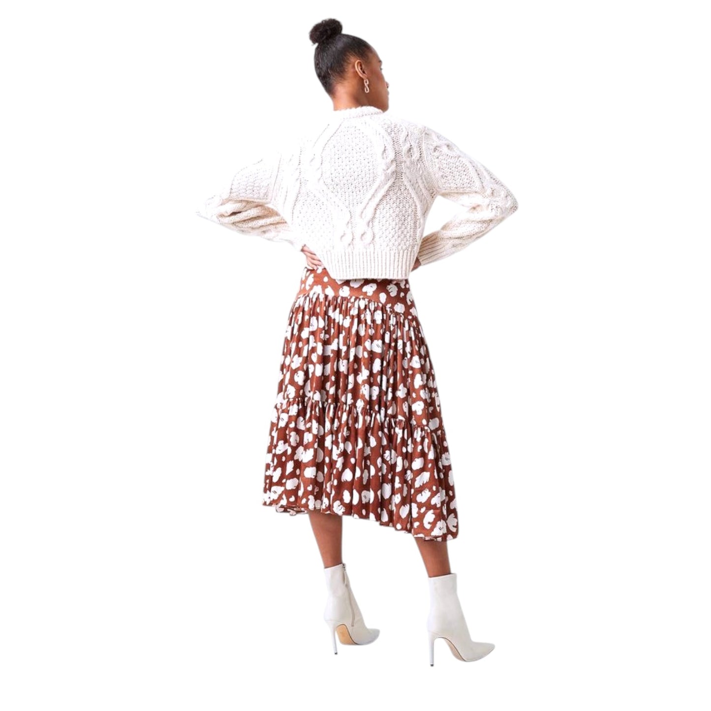 French Connection Inu Tiered Skirt - 10