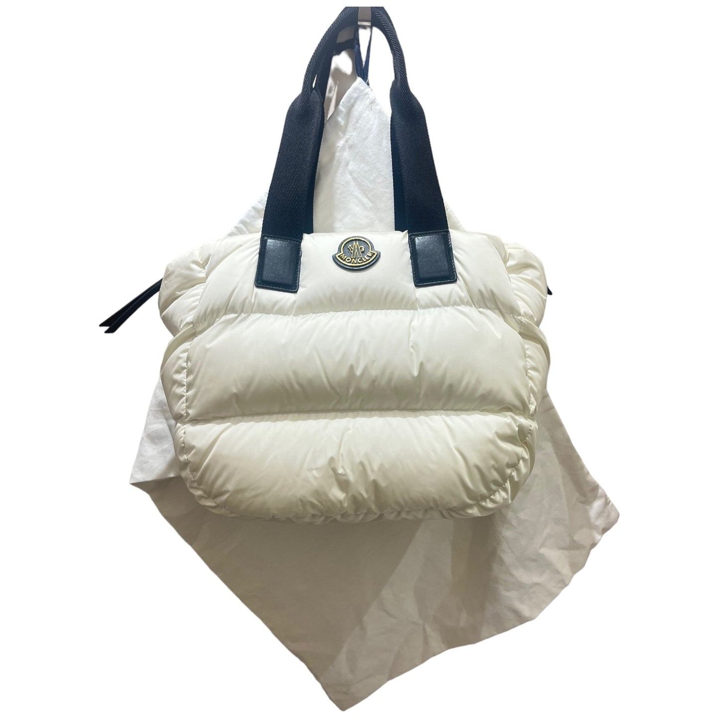Moncler White Padded Bag