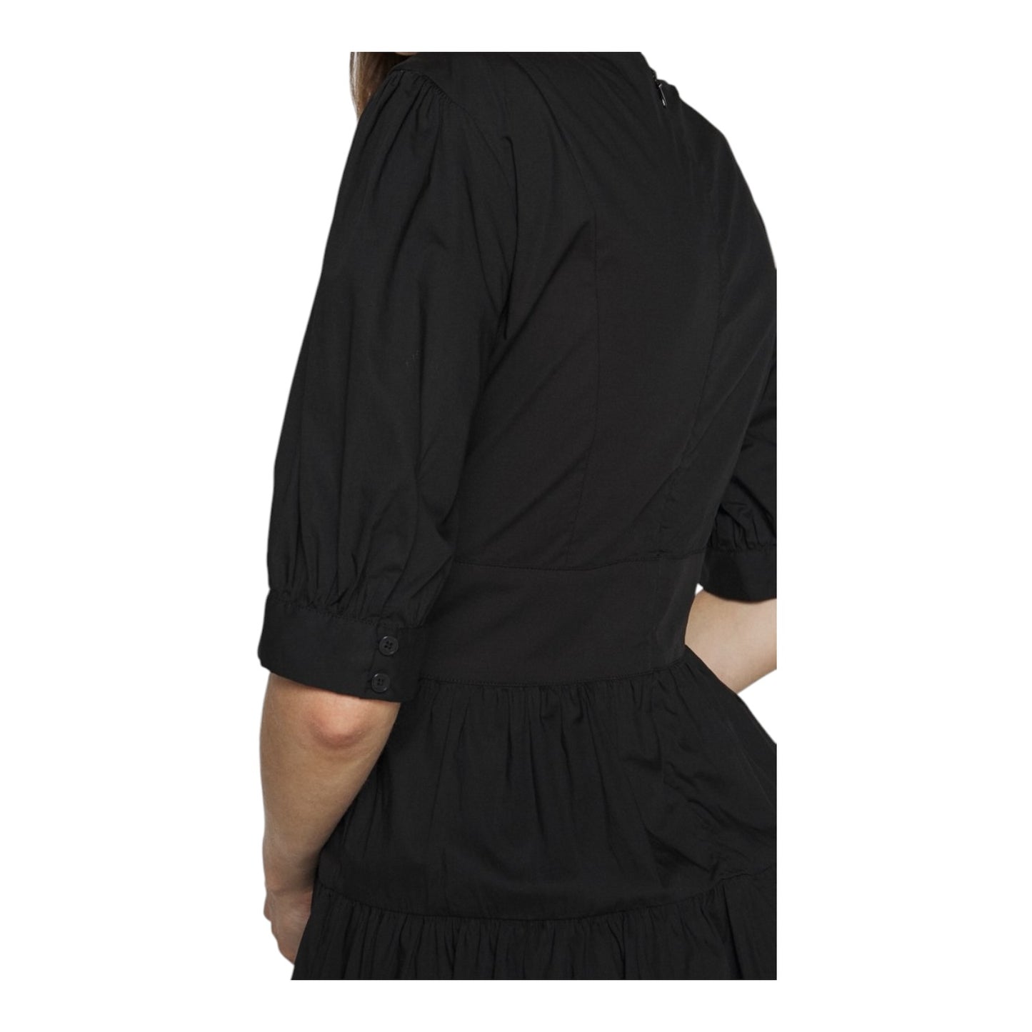 Michael Kors Black Puff Sleeve Mini Dress - 6/8
