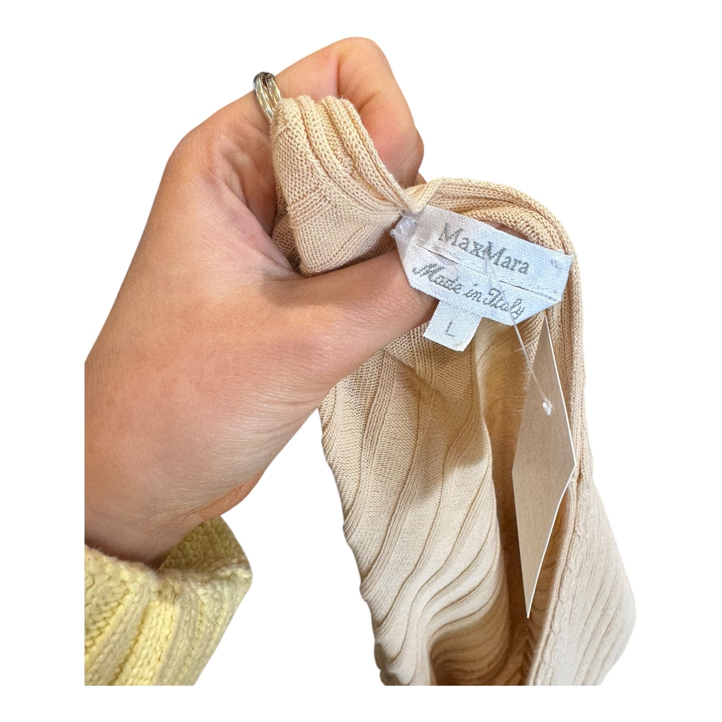 Max Mara Cotton Rib Top - 12/14