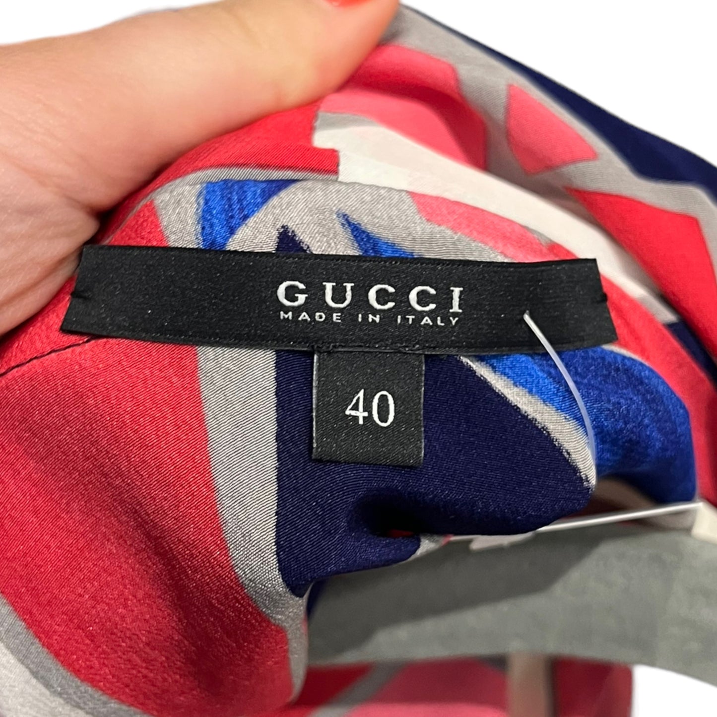 Gucci Patterned Silk Top