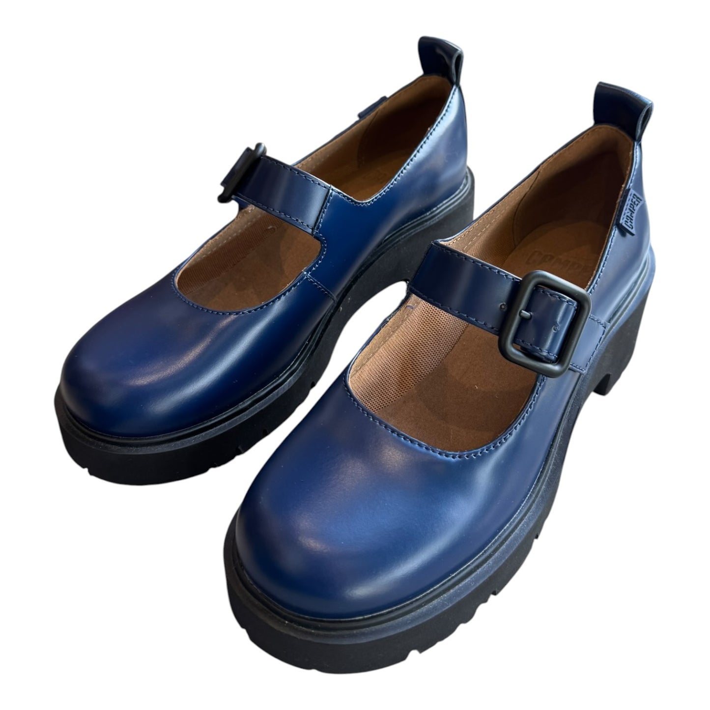 Camper Blue Milah Mary Jane Heels - 37 - NEW