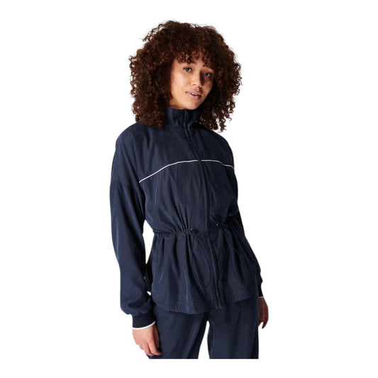 Sweaty Betty Navy Track Jacket - 10