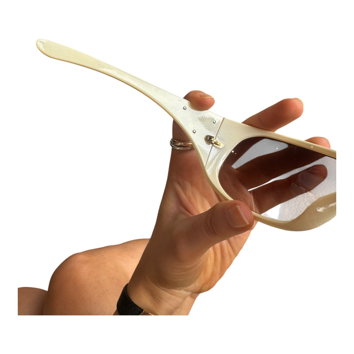 Prada Cream Sunglasses