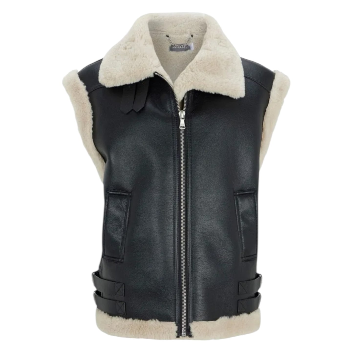 Mint Velvet Faux Shearling Lined Gilet - 12