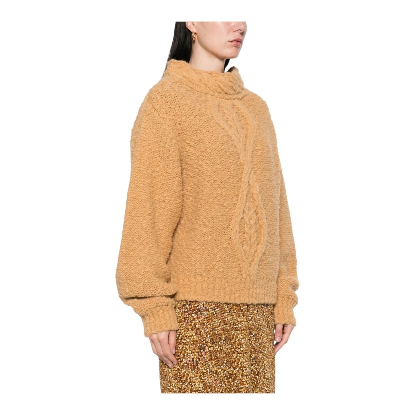Isabel Marant Romane Sweater in Caramel Brown - 12