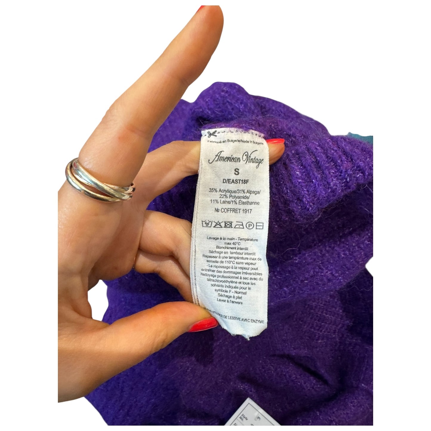 American Vintage Purple Jumper - 8/10