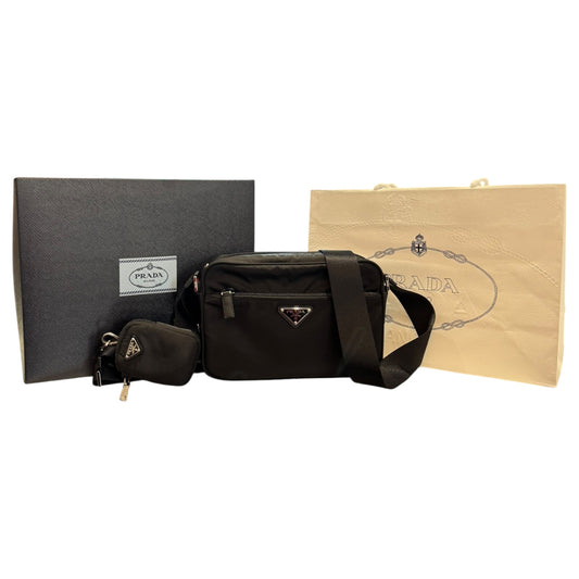 Prada Black Re-Nylon Cross Body Bag