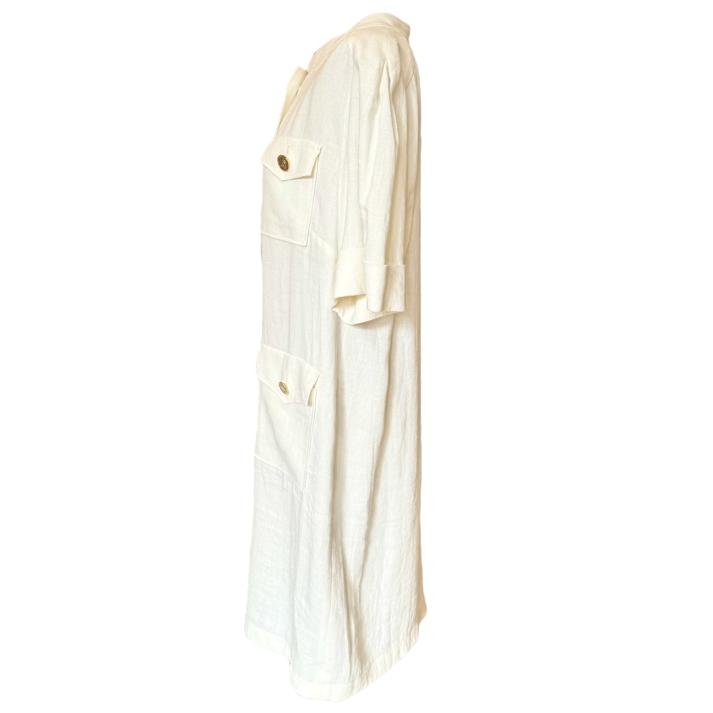 Luisa Spagnoli Cream Dress - 12