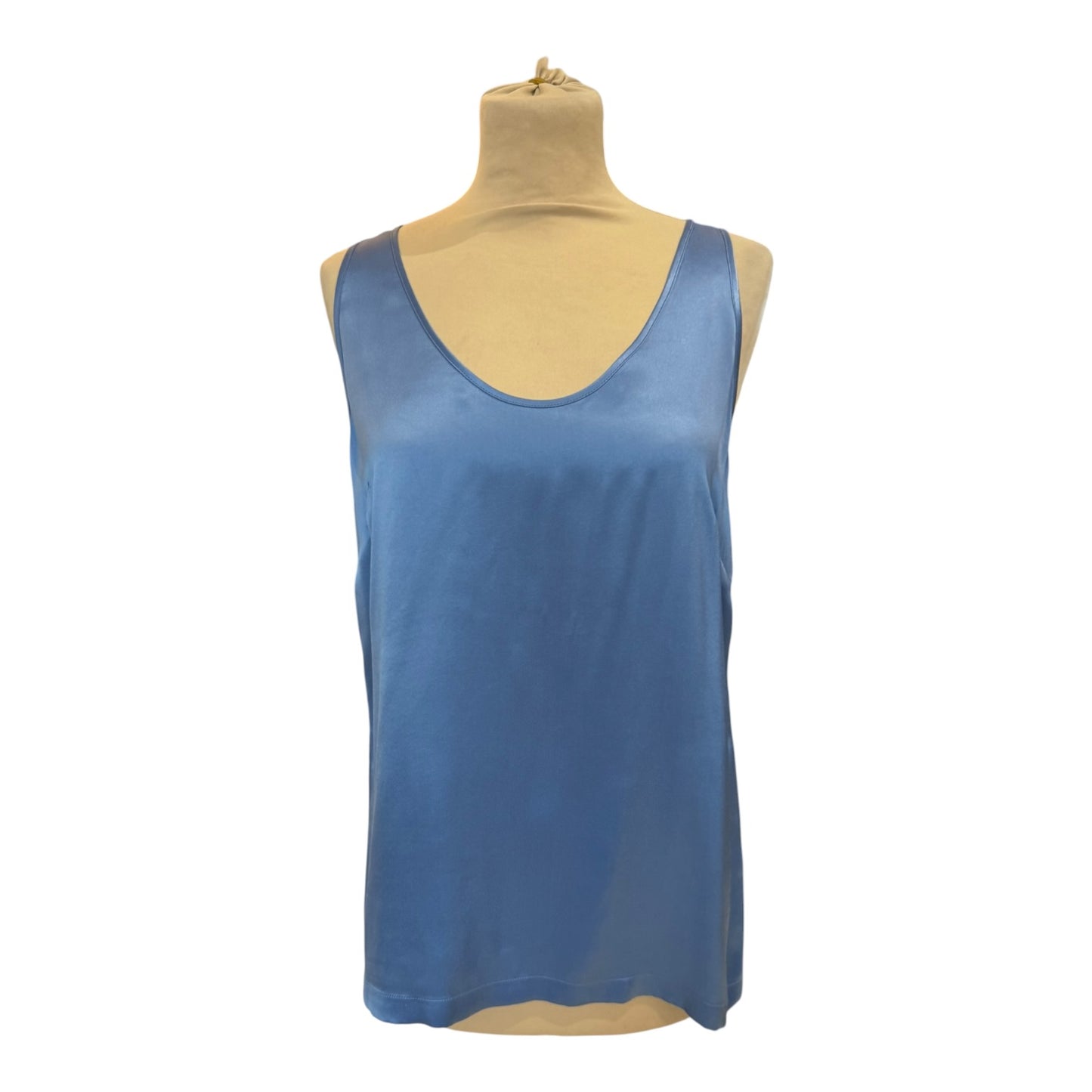 Barbara Bui Blue Silk Top - 10 - NEW
