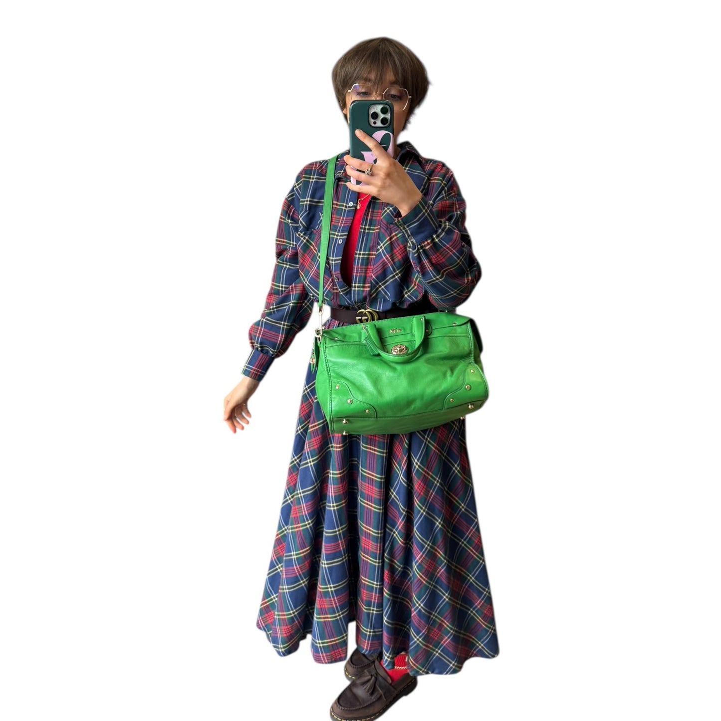 Coach Rhyder Green Satchel Bag