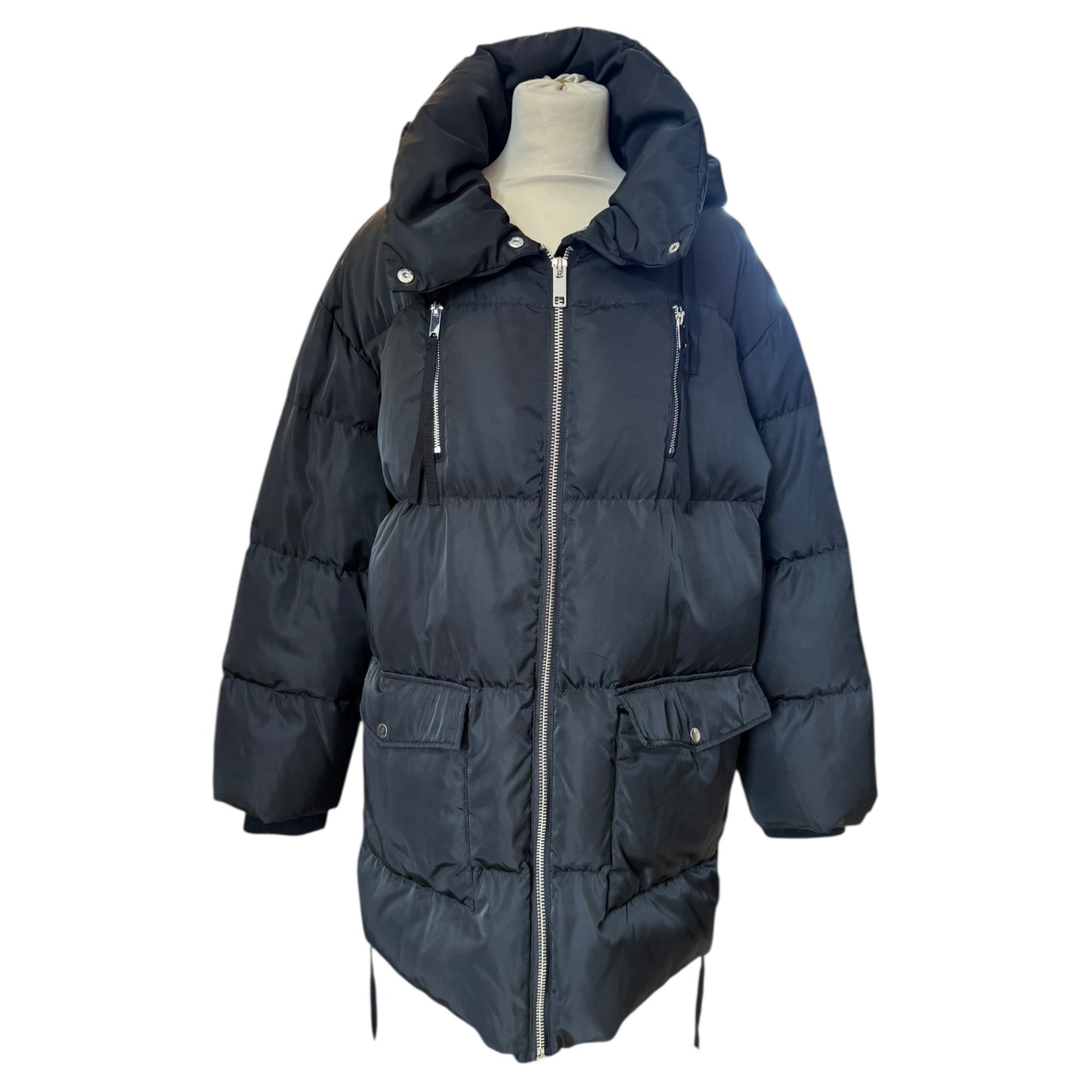 Claudie Pierlot Black Puffer Coat - 12