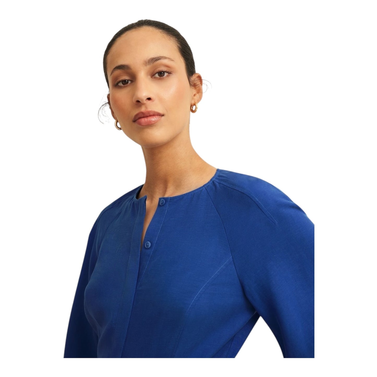 Hobbs Blue Una Dress - 14 - NEW