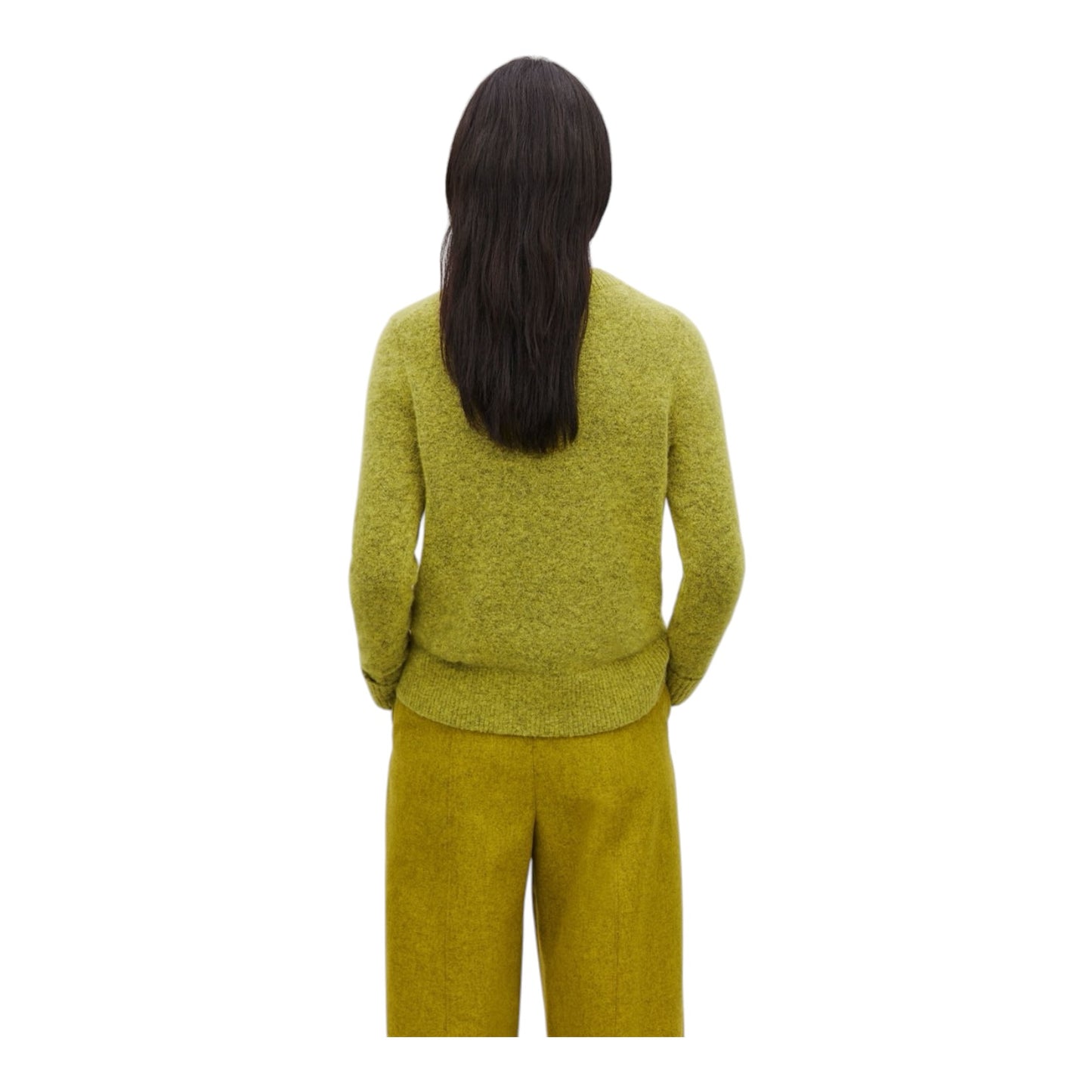 COS Lime Alpaca  and Wool Jumper - 8/10