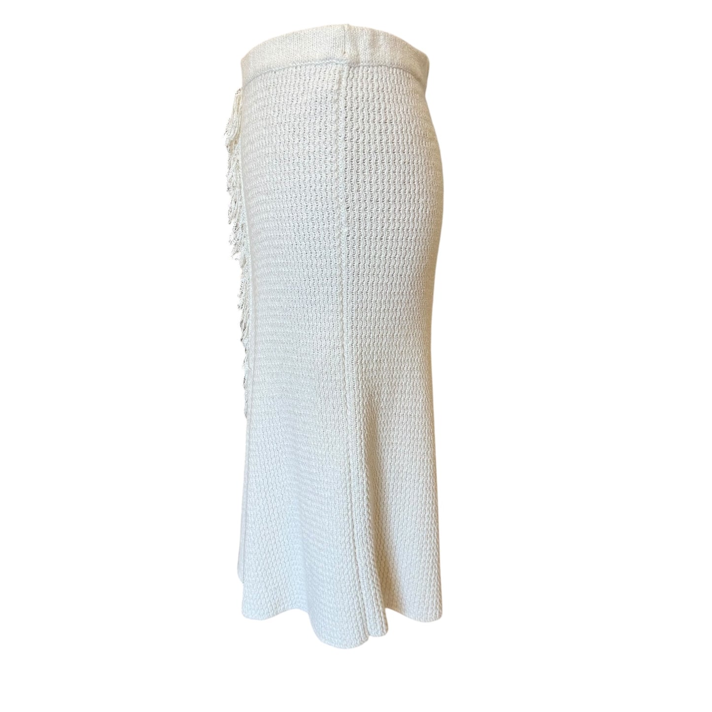 Malene Birger Cream Knit Skirt - 6/8