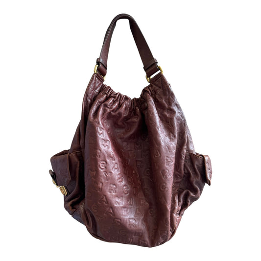 Marc Jacobs Conker Embossed Hobo Tote Bag