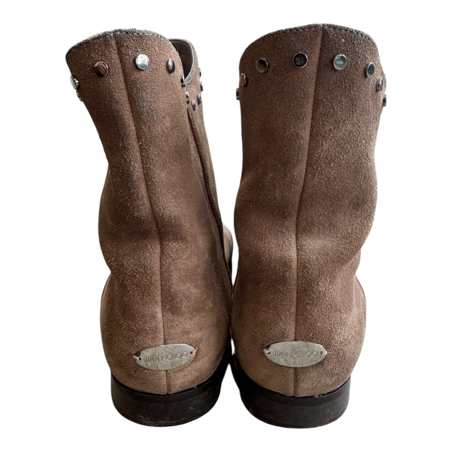 Jimmy Choo Marco Flat Suede Ankle Boots - 38.5/5.5