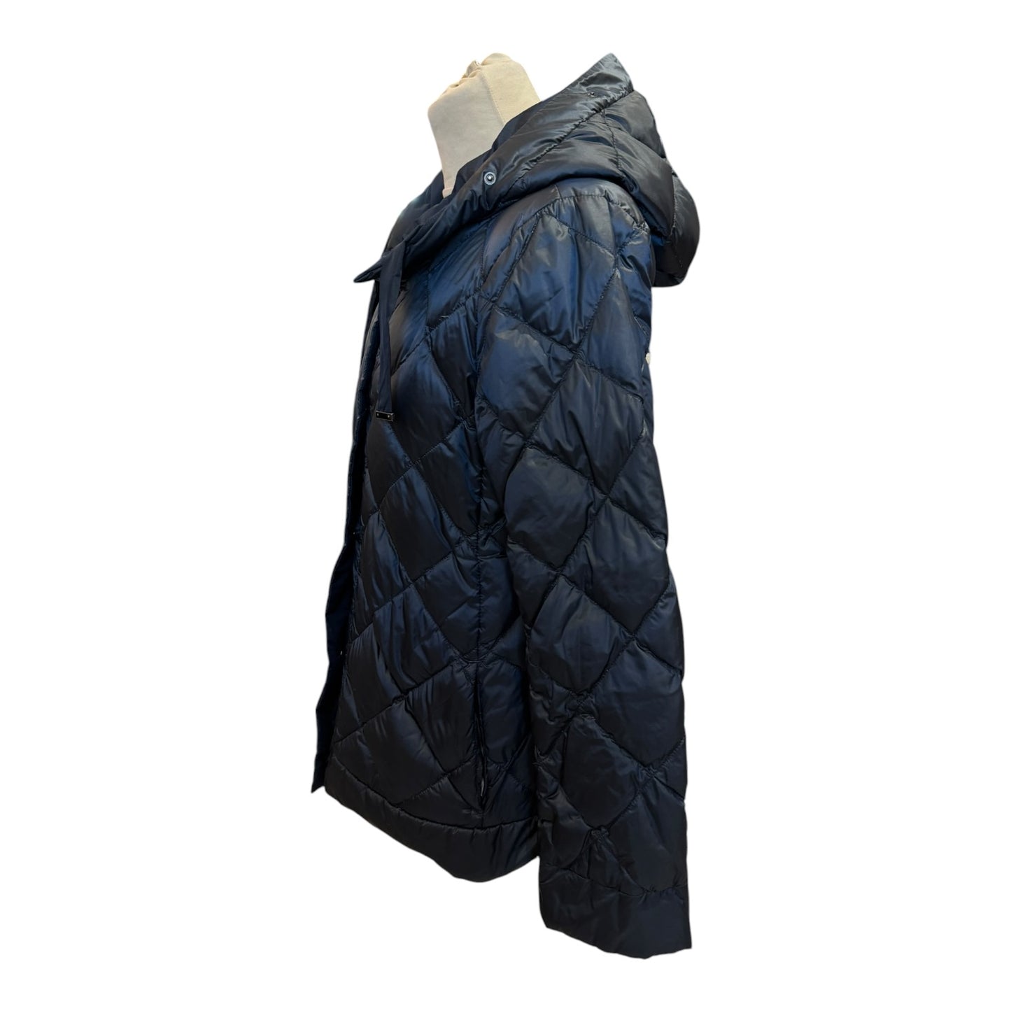 Max Mara Navy Risoft Reversible Down Jacket - 8