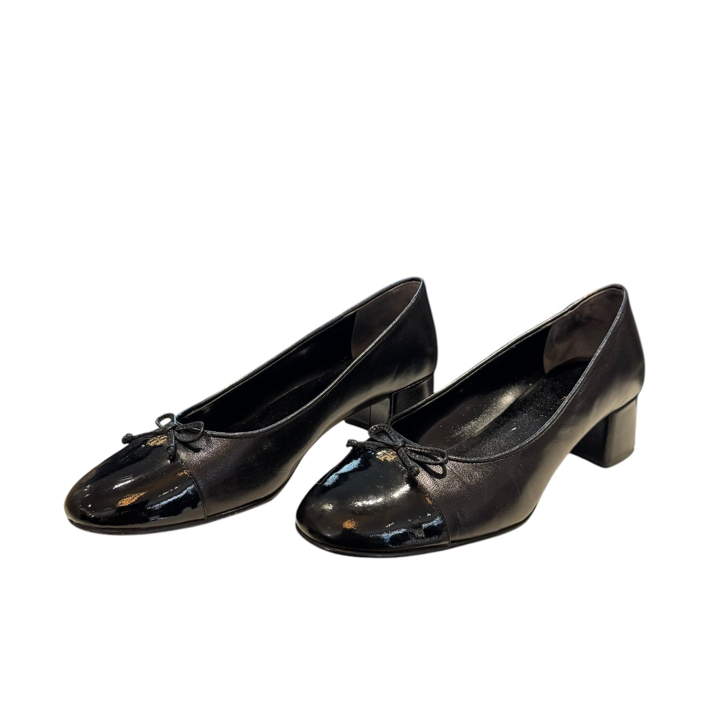 Tory Burch Black Low Heel Pumps - 6.5