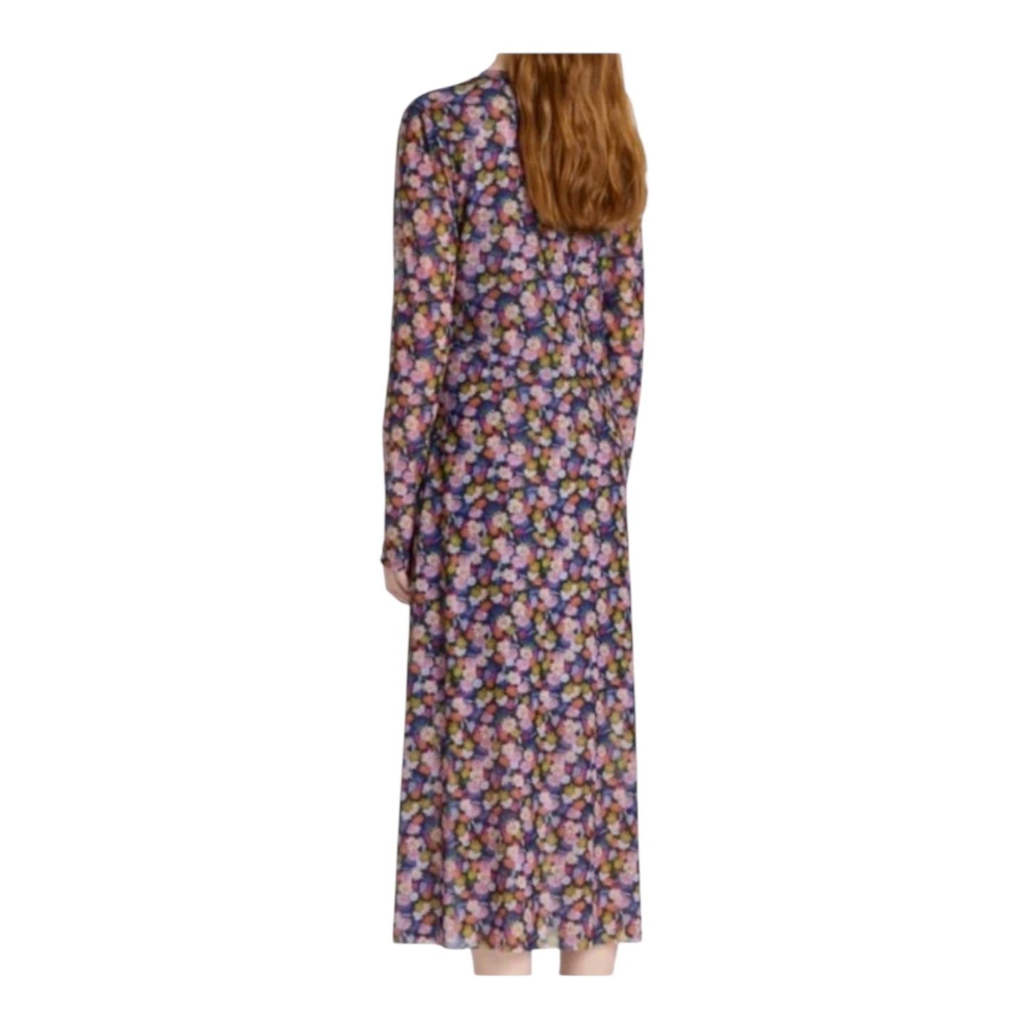 Paul Smith Flower Mesh Midi Dress - 12