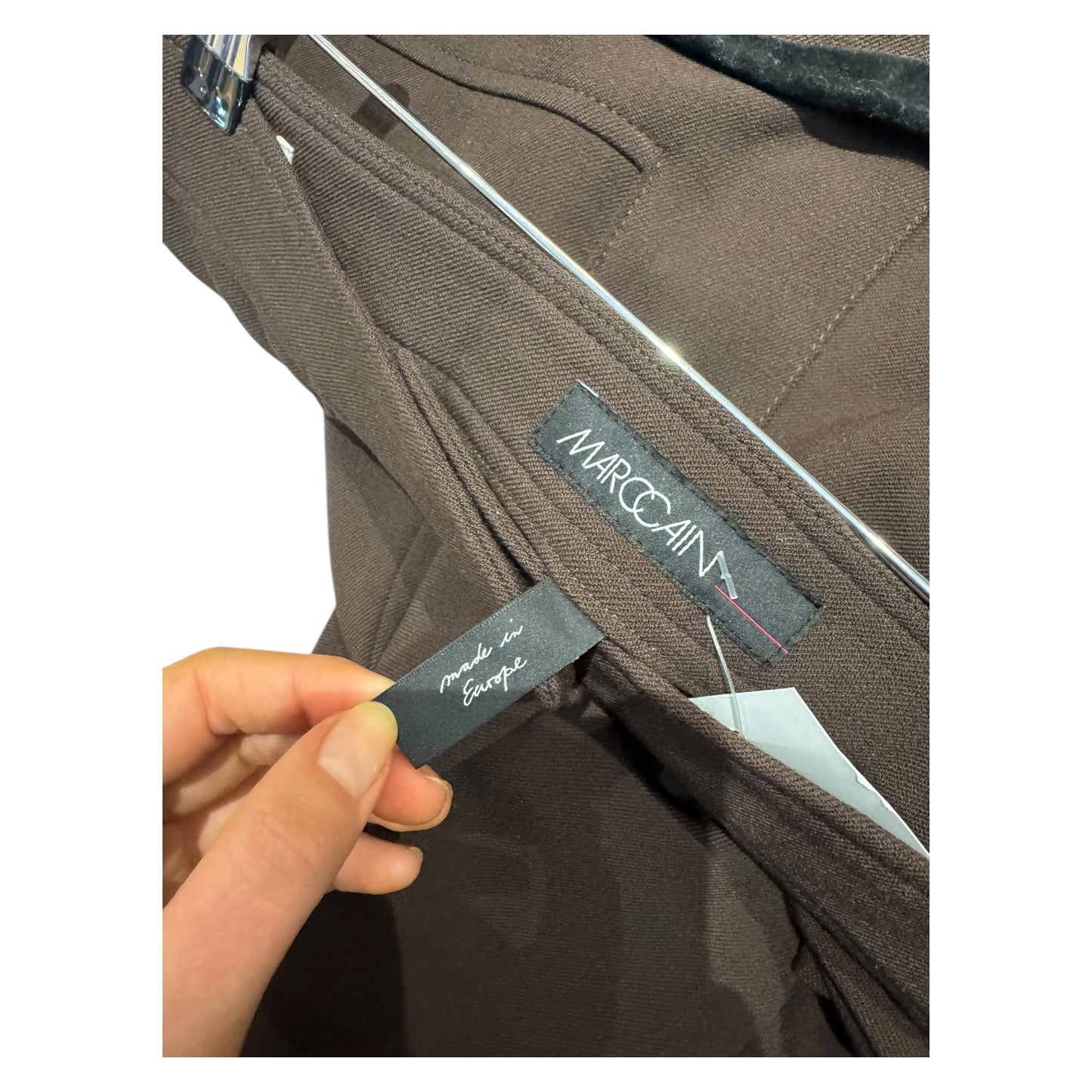 Marc Cain Fendou Chocolate Brown Trousers - 18 - NEW