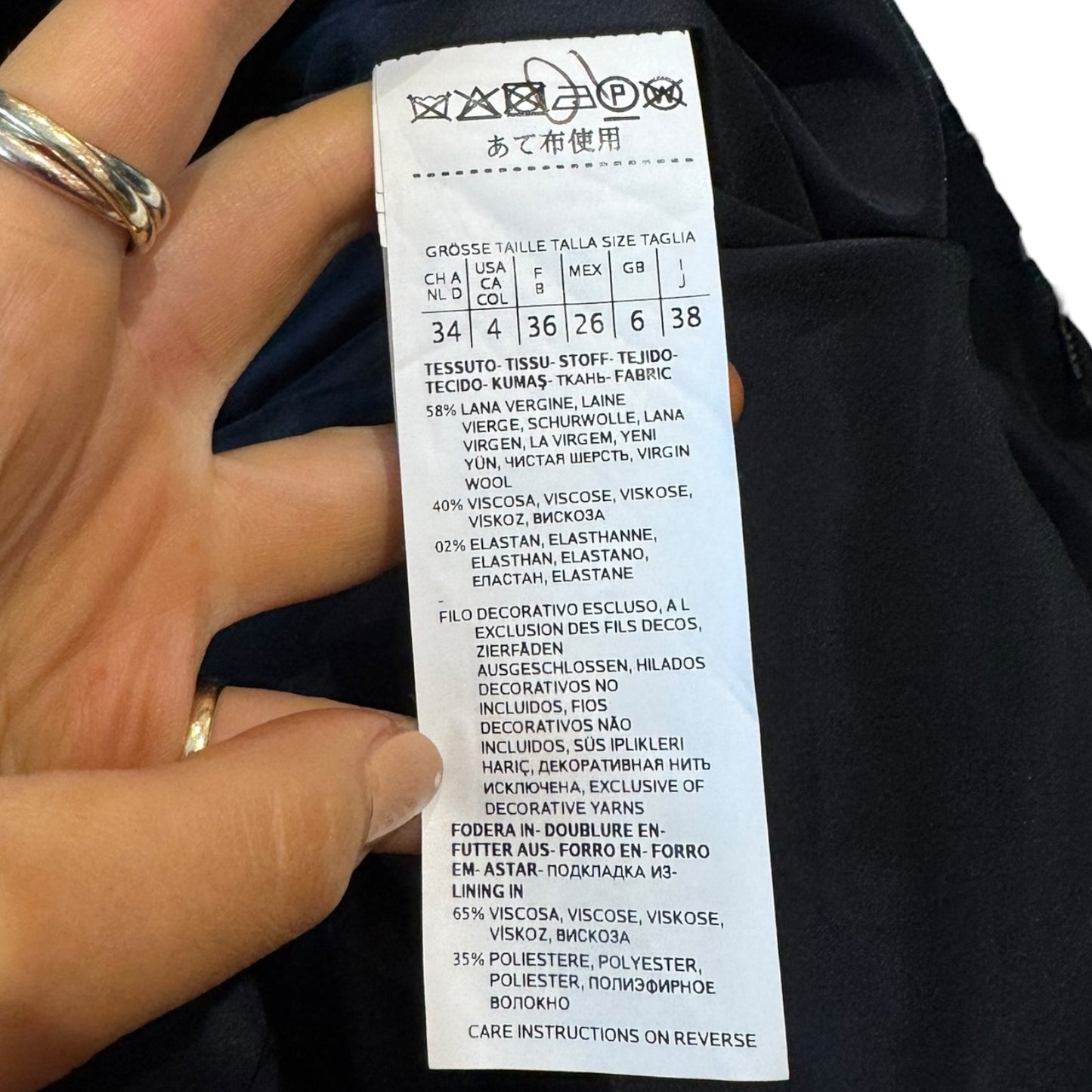 SportMax Navy Pinstripe Longline Gilet - 10