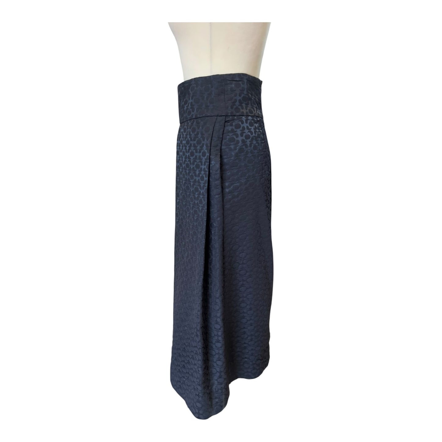 Studio Nicholson Black A Line Jacquard Skirt - 6/8