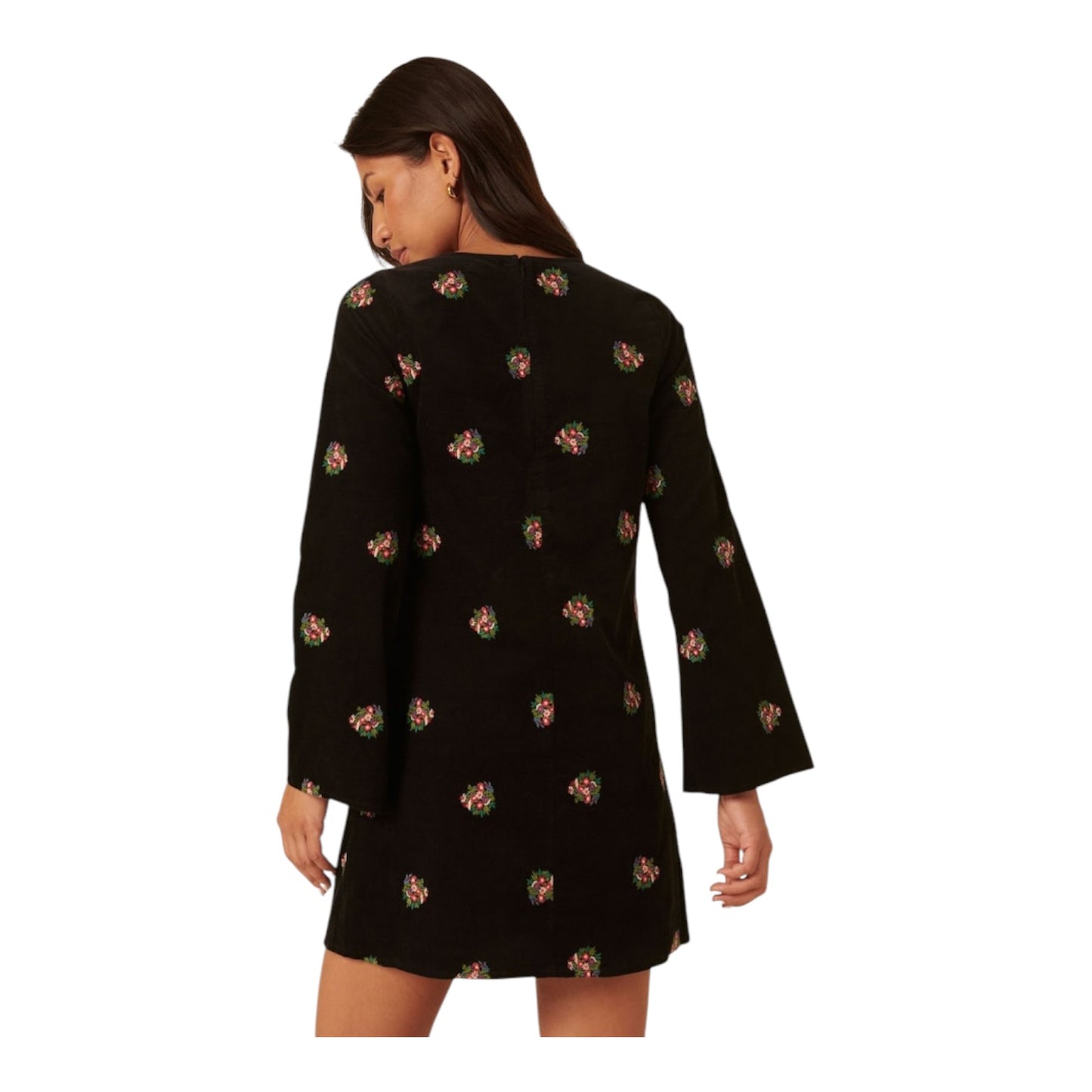 Nobodys Child Black Embroidery Saravejo Mini Dress - 16 - NEW