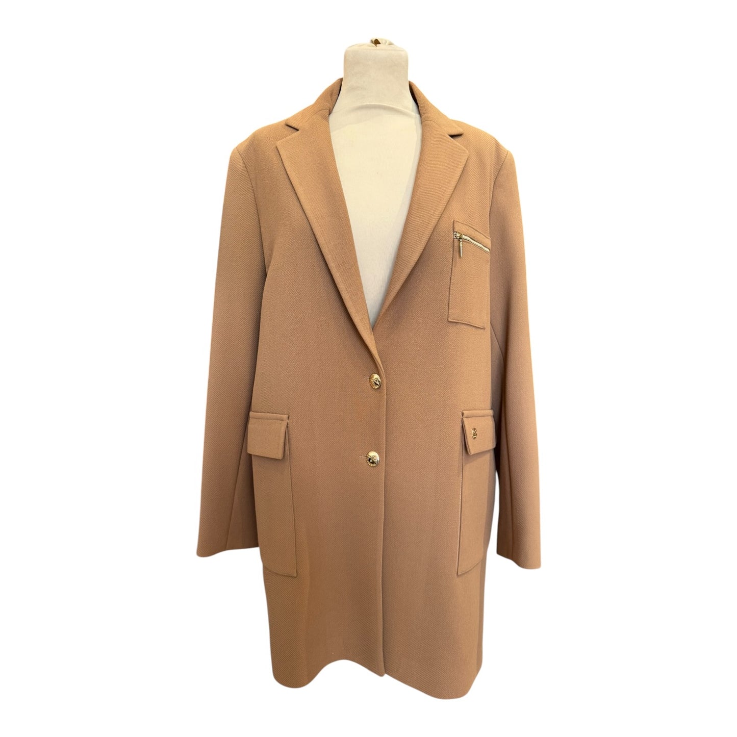 Mos Mosh Camel Christie Wall Coat - 14