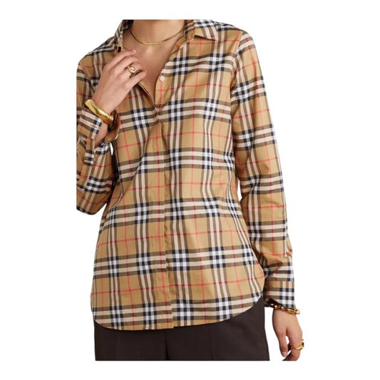 Burberry Nova Checked Cotton-Poplin Shirt - 12