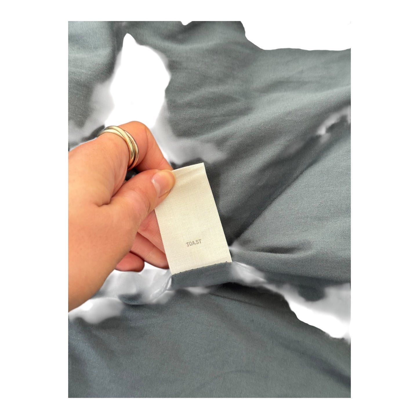 Toast Wool and Cotton Dark Grey Coat - 16/18