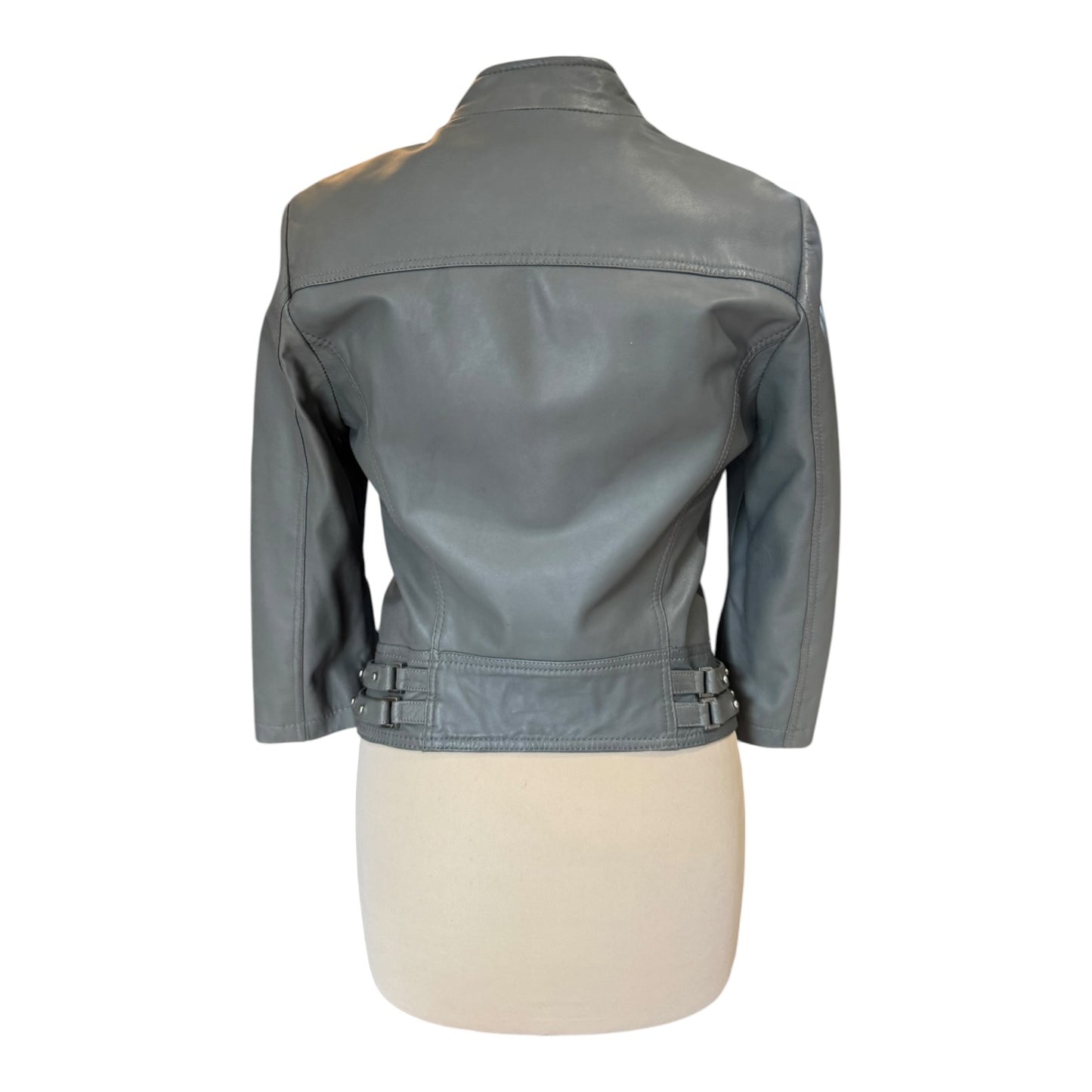 Phard Grey Leather Jacket - 8